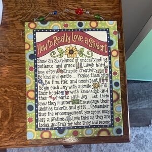 “ How To Really Love a Student “ Canvas Art